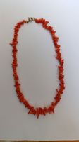 Collier corail rouge vintage - Idéal pour l'été!