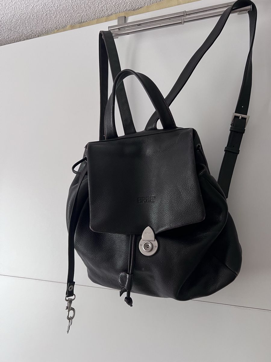 Bree Zaini: Bree Leder Rucksack, dunkelbraun, gut erhalten – Usato da Unterterzen venduto da syllalex