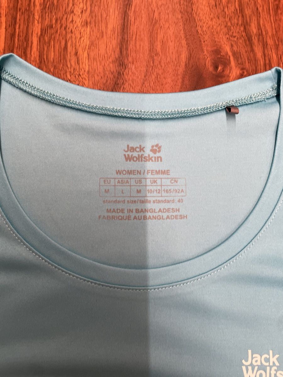 Jack Wolfskin T-shirt: Tshirt Jack Wolfskin M türkis – Usato da Basel venduto da pilzliii 3