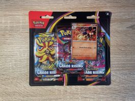 Pokémon 3-Pack Chaos Rising EN neuf scellé