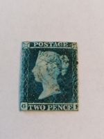 Two pence blue 1841, Platte 3