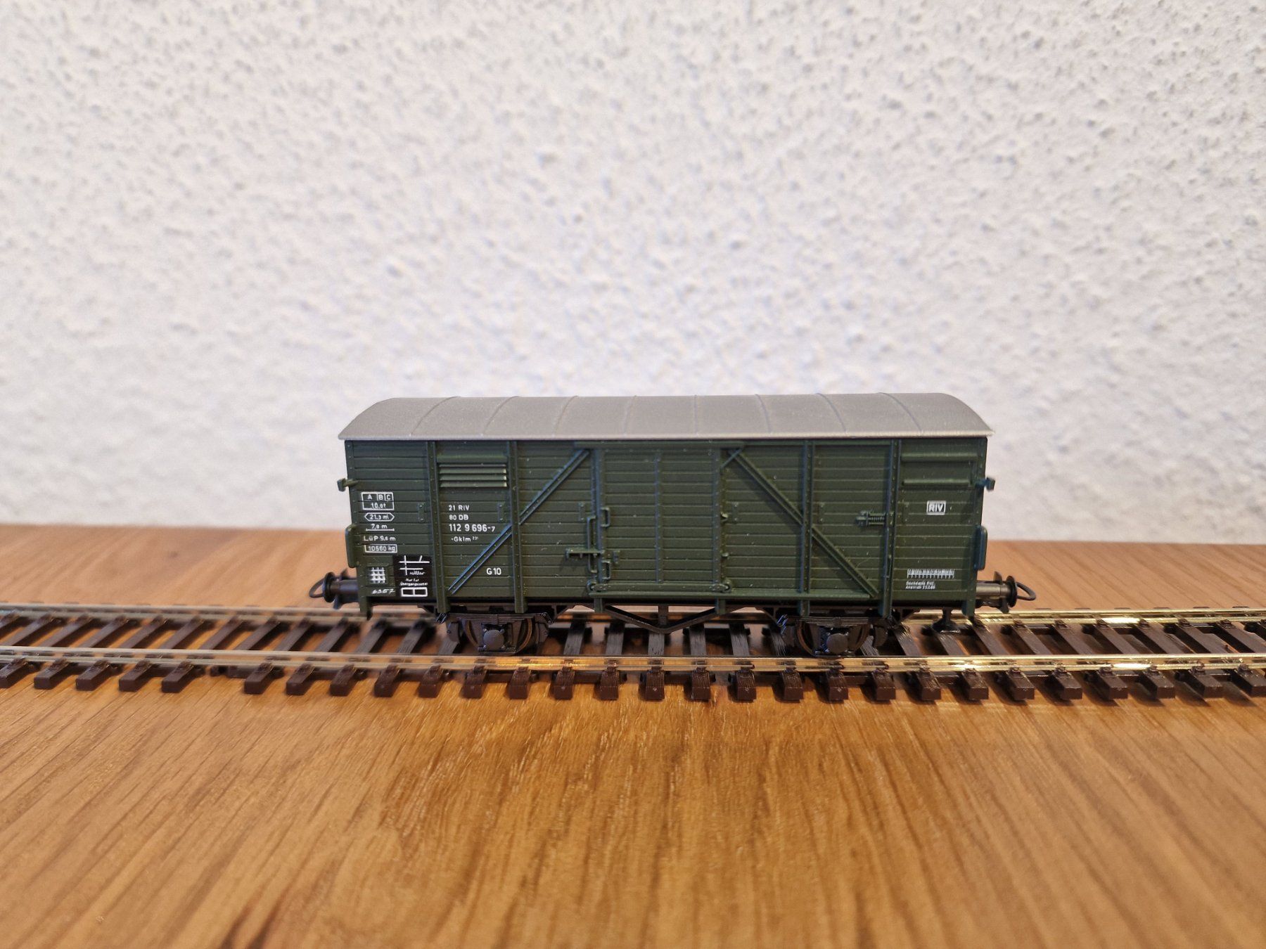 Roco Modellini di ferrovie: DB Bauzug Begleitwagen H0 – Usato da Matten b. Interlaken venduto da lor_hr9w 1