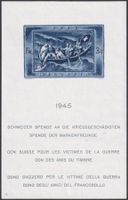 1945, W21 (Spendenblock, Nr.3) ungebraucht, Kat: 100.-