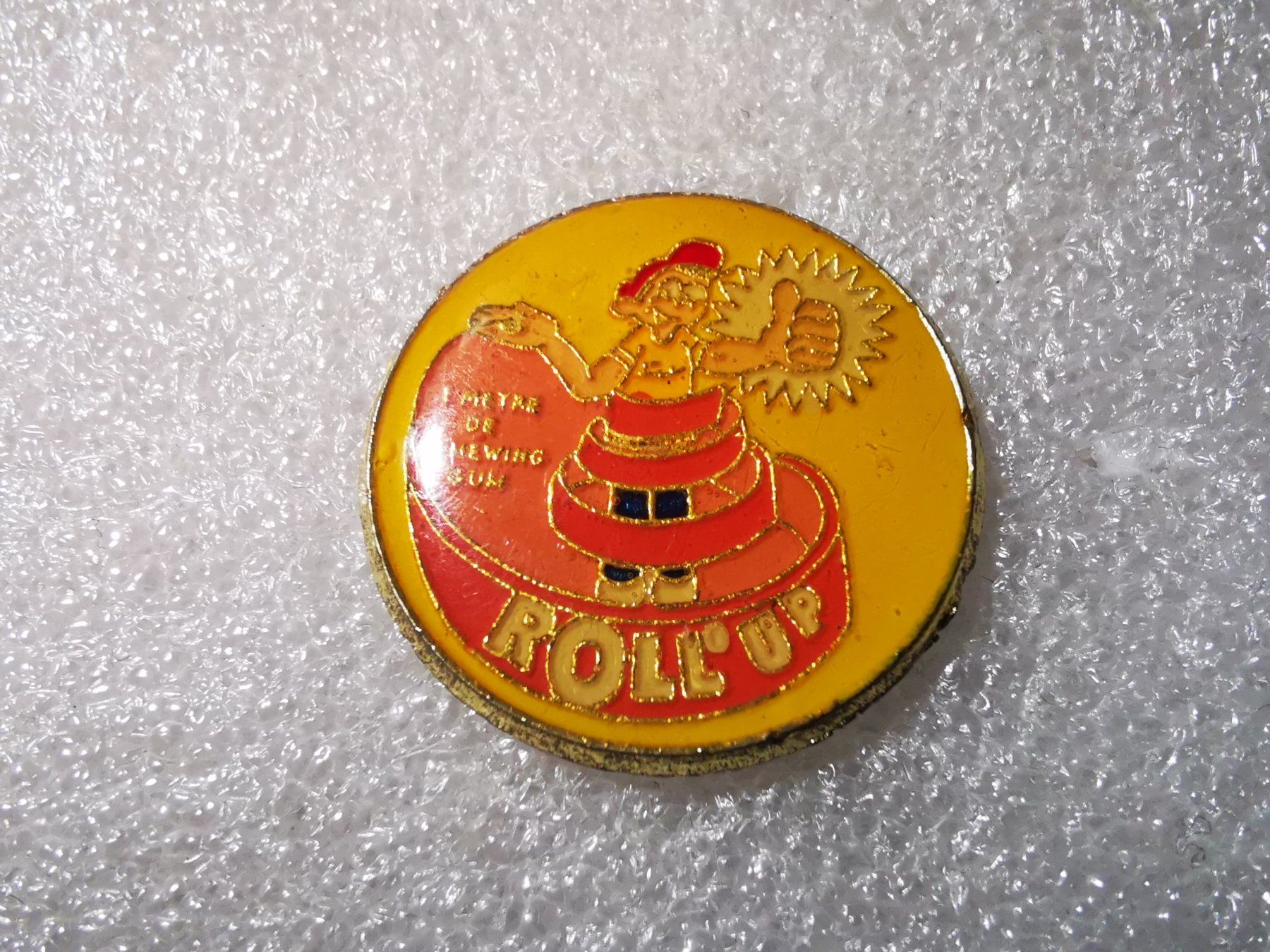 Placchette & Badge: Ansteckpin 9: Roll Up – Usato da Oppligen venduto da Pin-Fall-Shop
