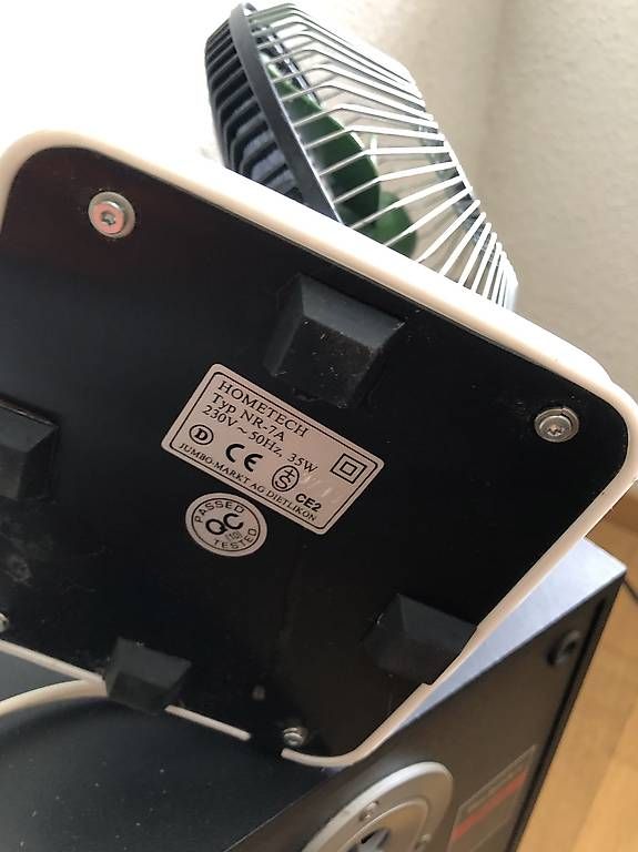 Ventilatori: HOMETECH-Ventilator mit 2 Stufen – Usato da Villnachern venduto da focusride 3