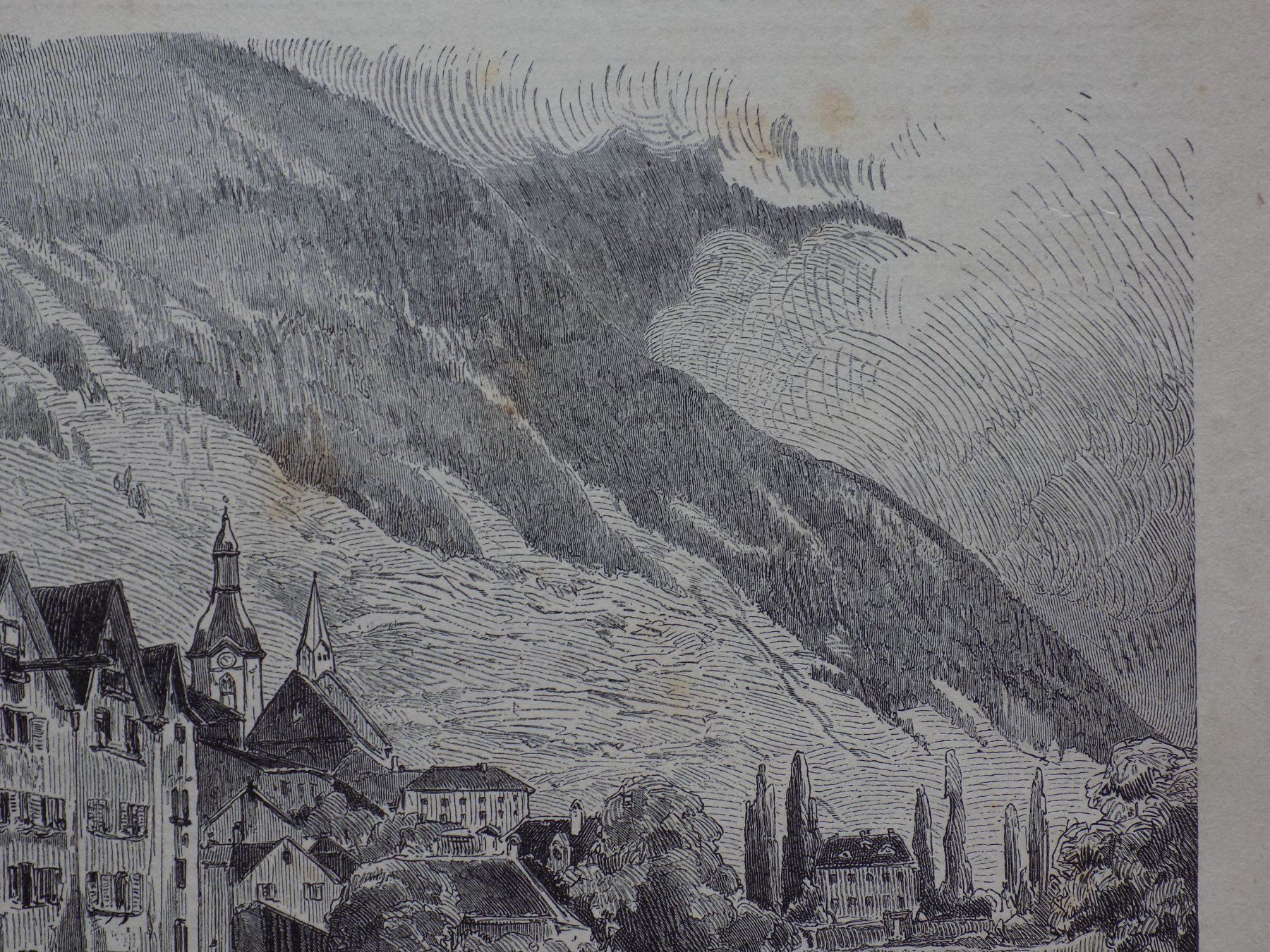 Incisioni: Chur vom Hotel Steinbock aus – Usato da Risch venduto da Rischli15 4