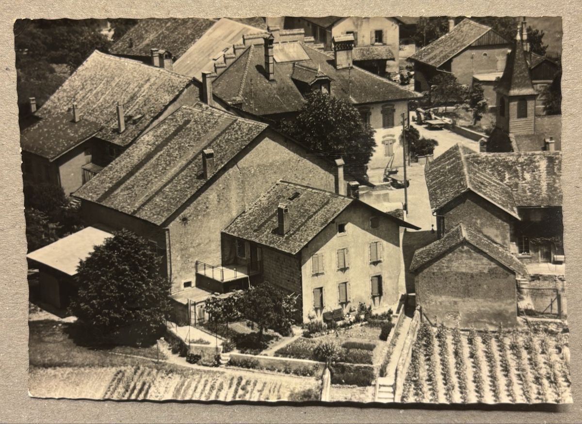 Cartoline postali: Flugaufnahme Monnaz – Usato da Luzern venduto da Balbel