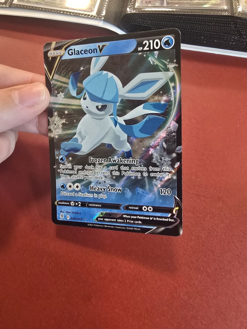 Pokémon Carte collezionabili: Pokemon, Glaceon V, ENG, Holo – Nuovo (secondo la descrizione) da Pfäffikon SZ venduto da gmw_8nk9 3