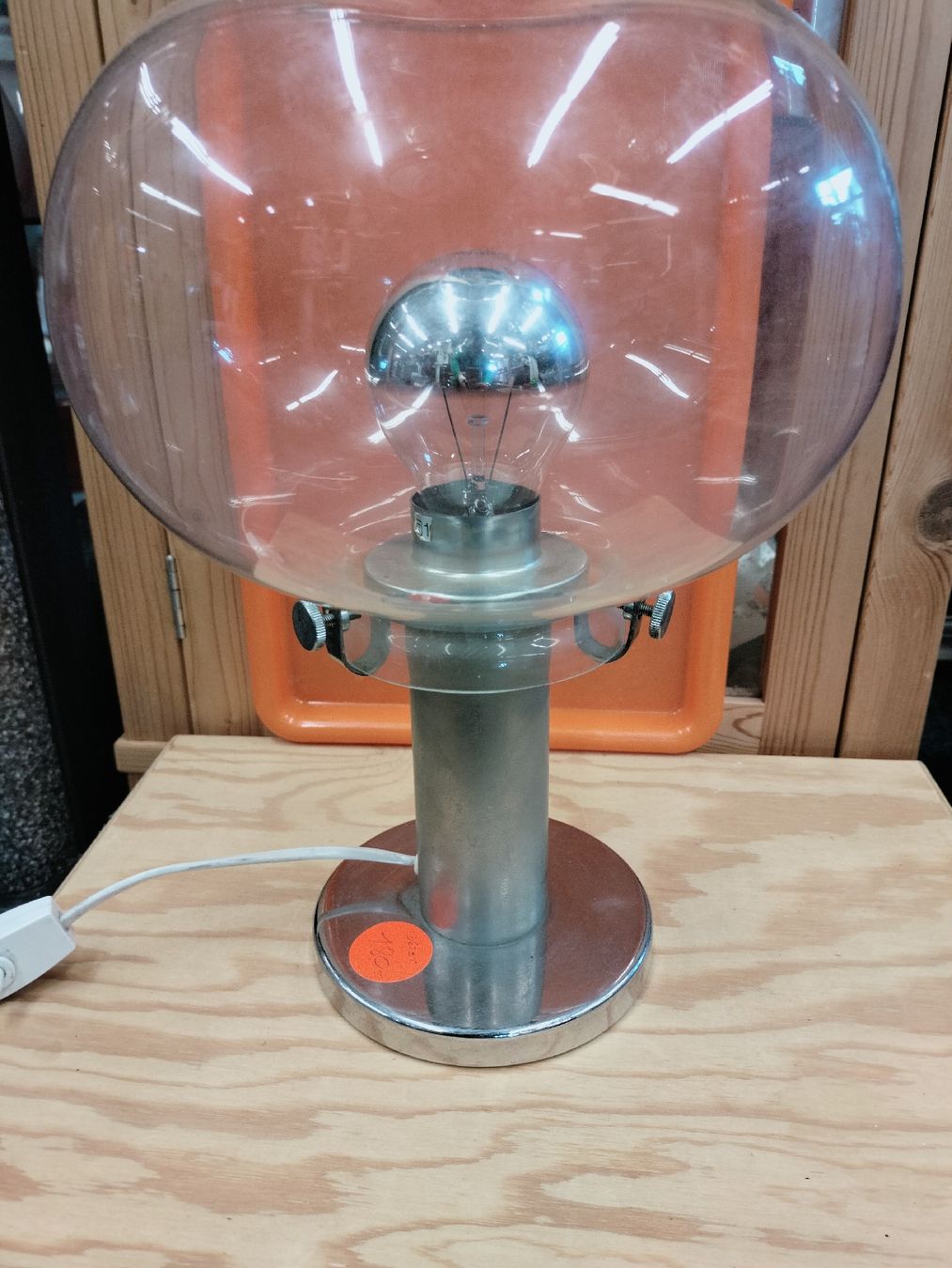 Lampade: Vintage Space Age Globe Tischlampe, 1970er – Usato da Zwingen venduto da inf_2blh 1
