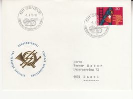 Sonderstempel TR. 46 Conference Travail (54.) 1970