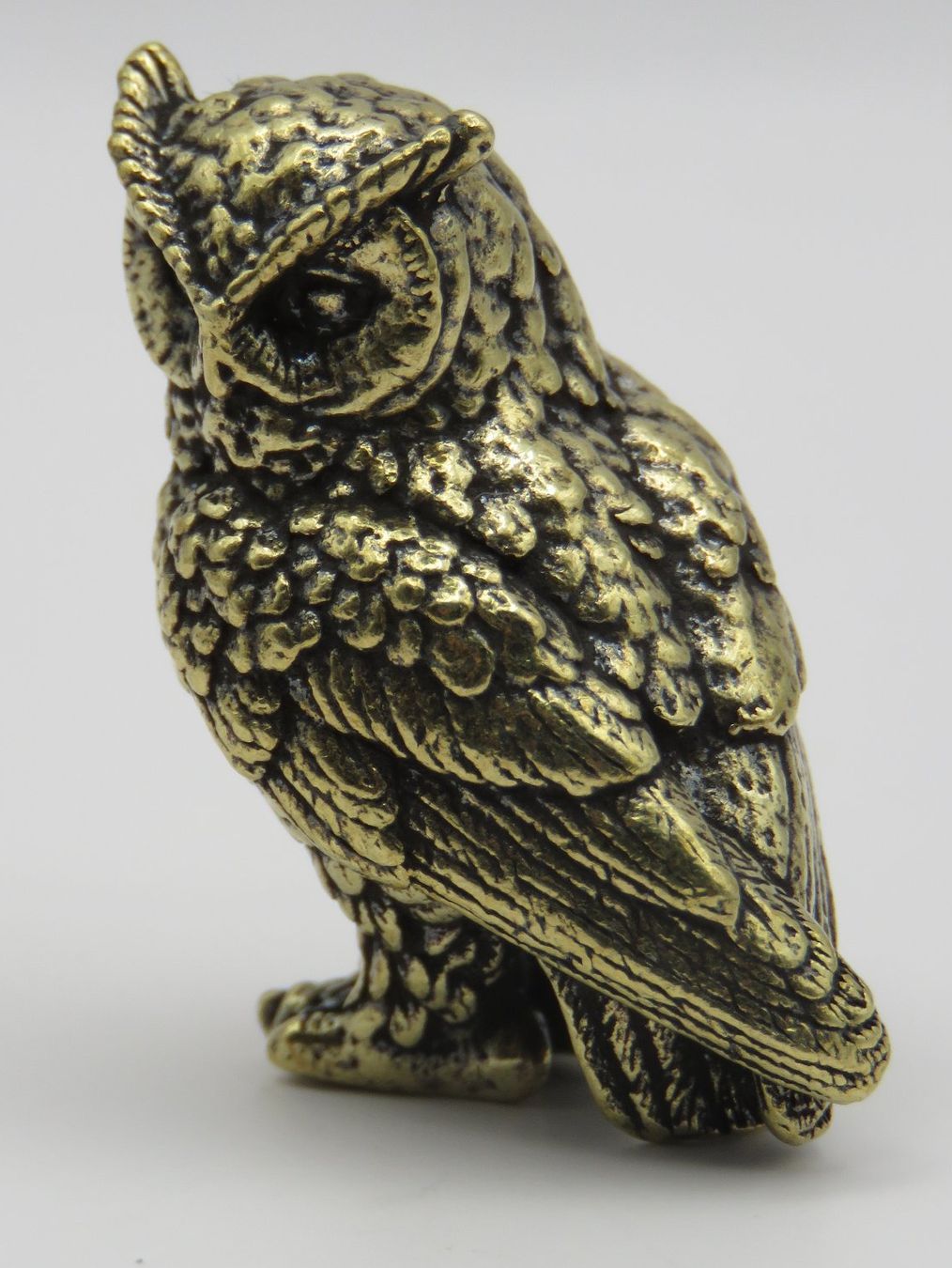 Statuette: Süsse - EULE aus Messing - Dekoration - 3x2cm – Nuovo e nell'imballaggio originale da Grenchen venduto da Yamahwildstar16 2