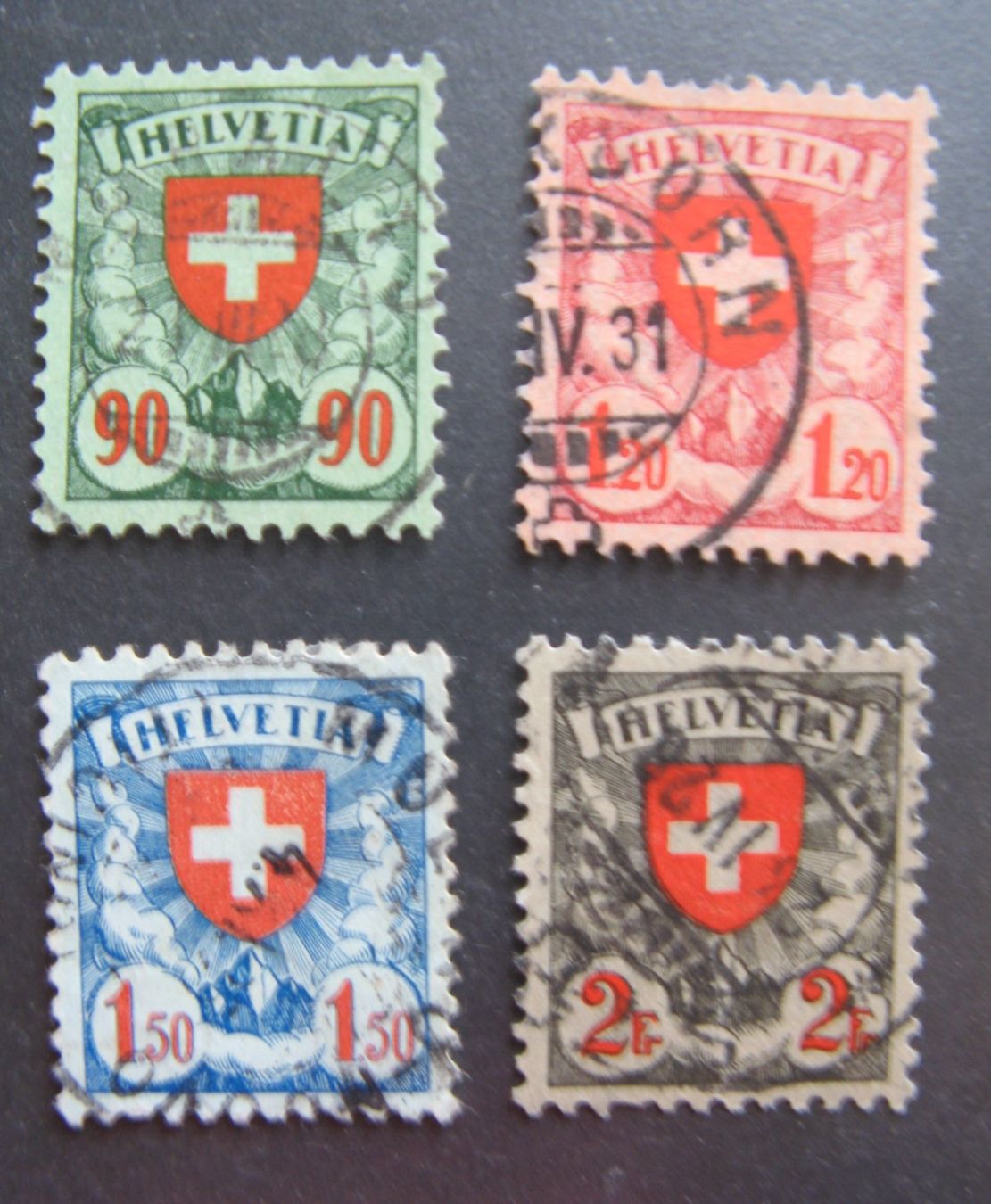 Tutti i francobolli: Wappenmuster gestempelt, Lot 3 – Usato da Frauenfeld venduto da Interessent1