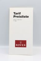 Rover Preisliste 1994 Prospekt