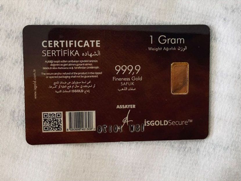 Edelmetalle: 1g Feingold 999.9 "isgold" – Neu und originalverpackt aus Neuhausen am Rheinfall von GoldboX-8 1