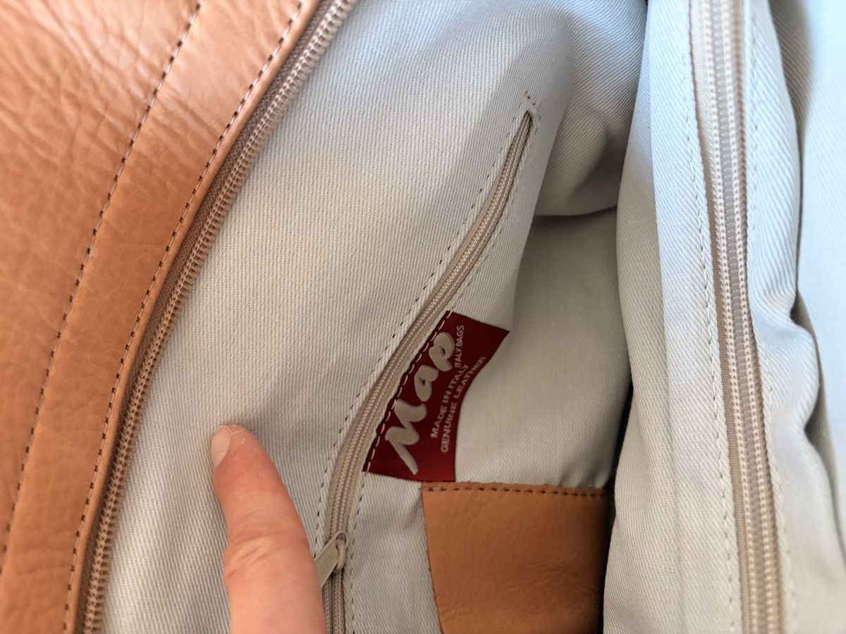 Sacs femmes: Tasche Echtleder beige  – D'occasion à Zürich par ufe_f5q5 2