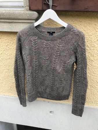 Warmer H&M Strickpullover grau