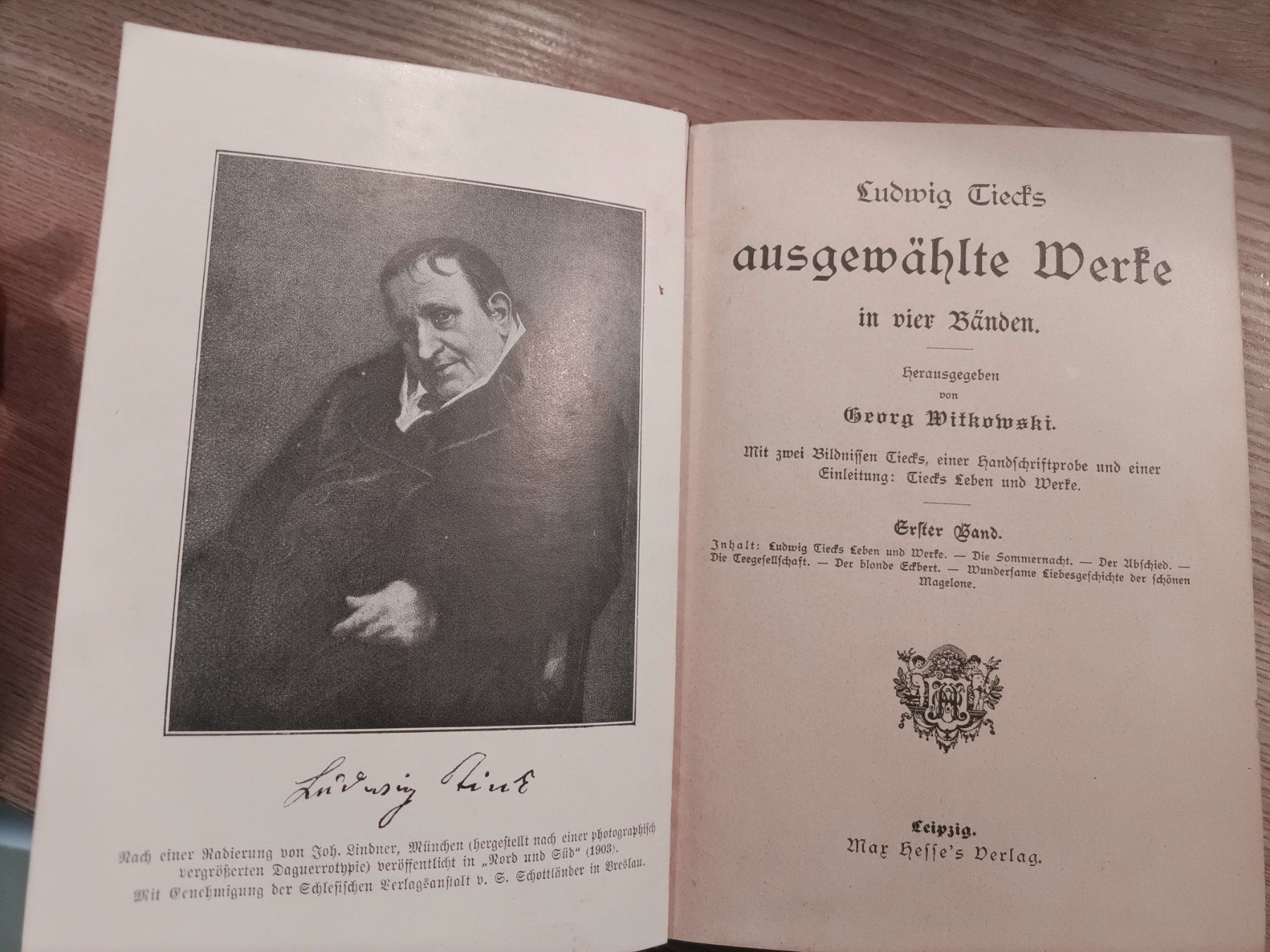 Bücher: Tiecks Werke – Gebraucht aus Unterägeri von Thomasli 3