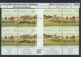 2009 "Alpabzug" - Zusammendruckpaare, ** postfrisch