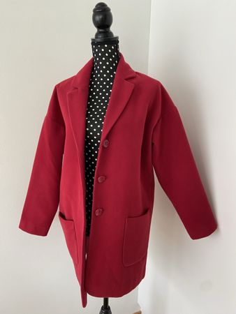 Roter Mantel – 38, klassisch & elegant - sehr guter Zustand