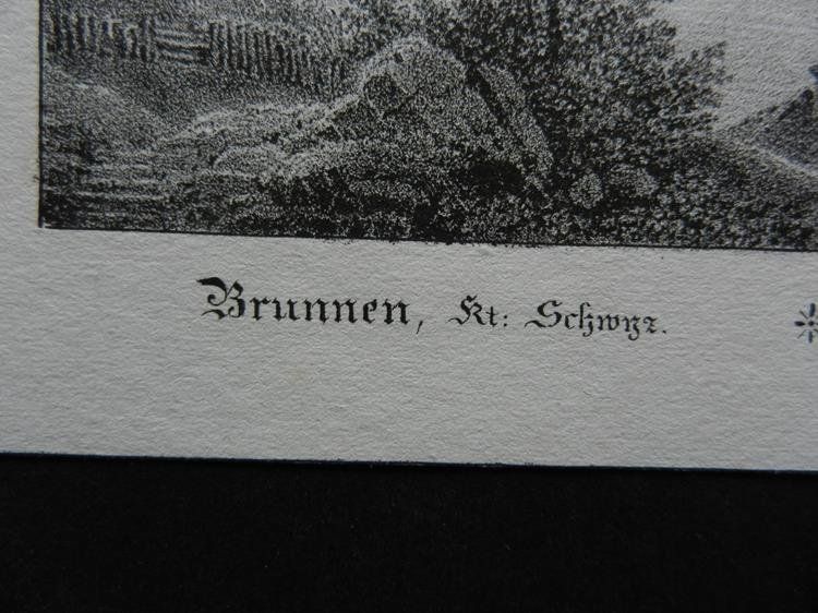 Gravures: Brunnen am Vierwaldstättersee – D'occasion à Risch par Rischli15 2