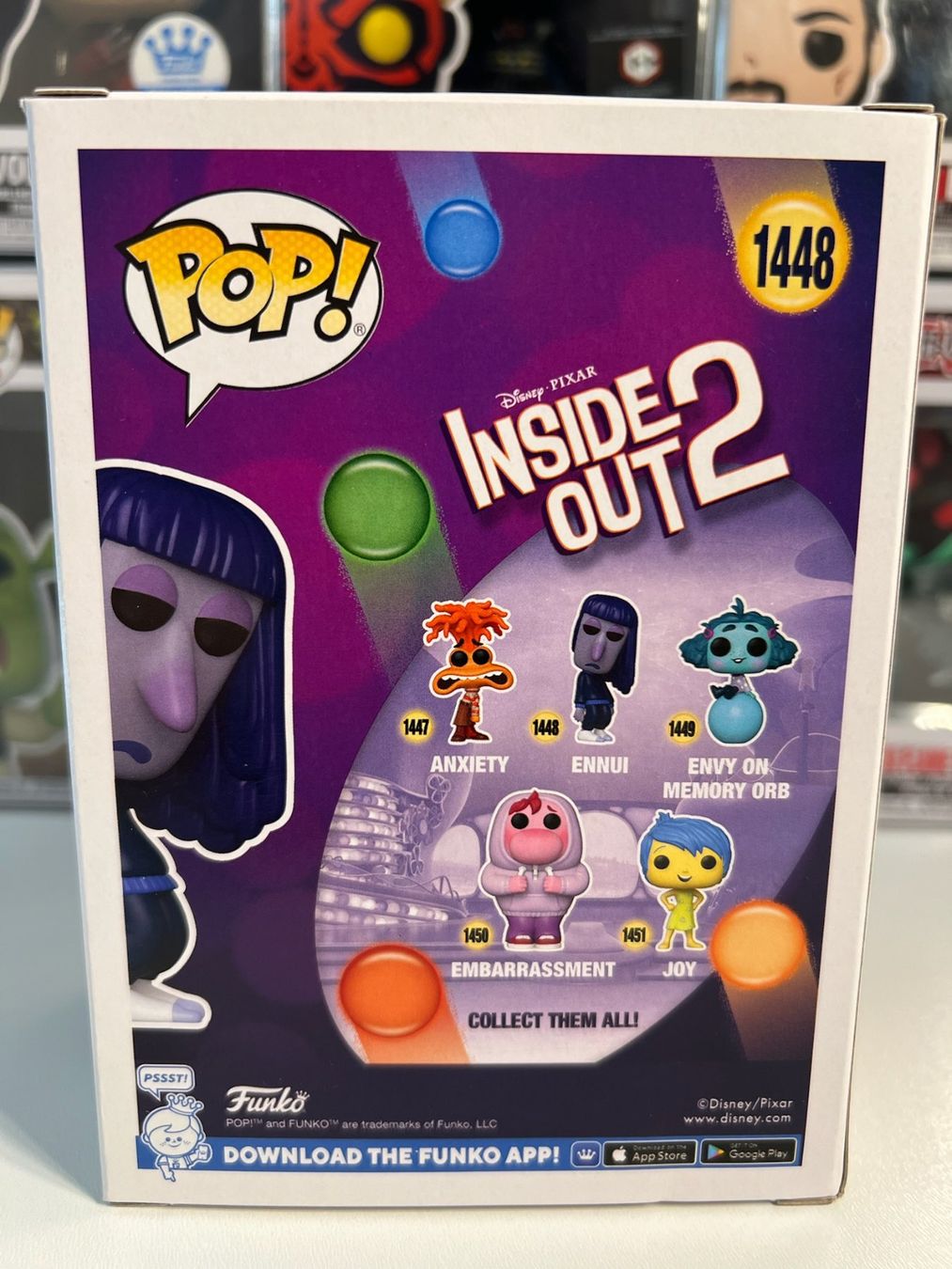 Funko Figuren: Funko POP! Disney Pixar Vice-Versa 2 Ennui – Neu und originalverpackt aus Le Mouret von perfectbijou 2
