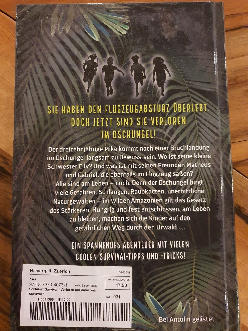 Libri: A.Schlüter - SURVIVAL Verloren am Amazonas – Usato da Zürich venduto da slvgen 1