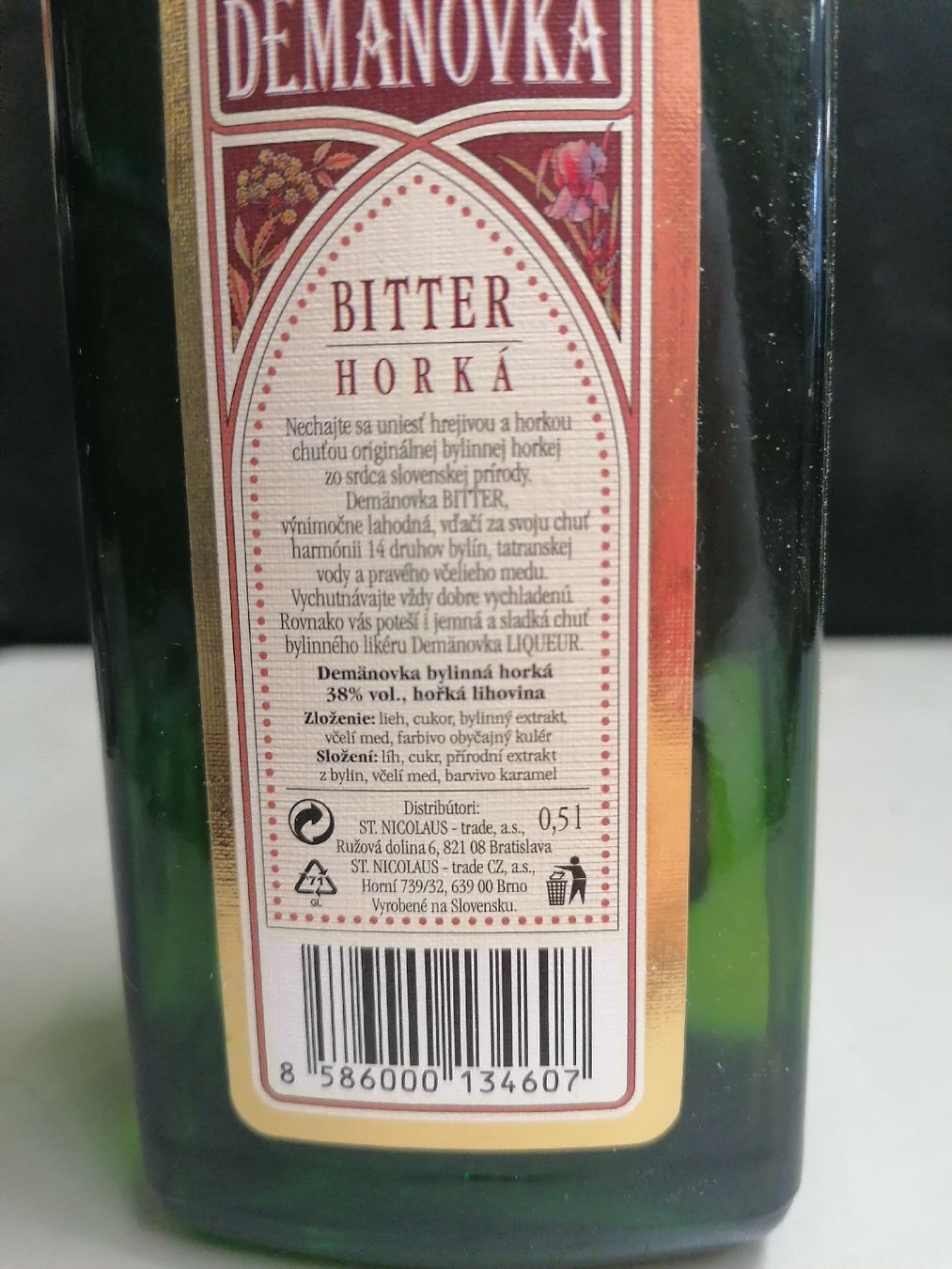 Bevande alcoliche: DEMÄNOVKA BITTER HORKA  – Nuovo (secondo la descrizione) da Genève venduto da Leboucheoreilles 5