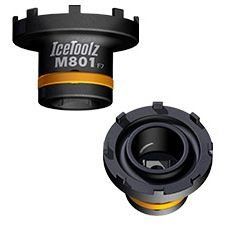 IceToolz Anello Fermapacco Per Cassetta Bici - Compatibile Shimano E Center Lock, Acciaio Cr-V