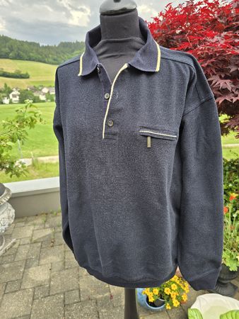 Westbury Polo-Shirt XL dunkelblau/beige , Klassiker