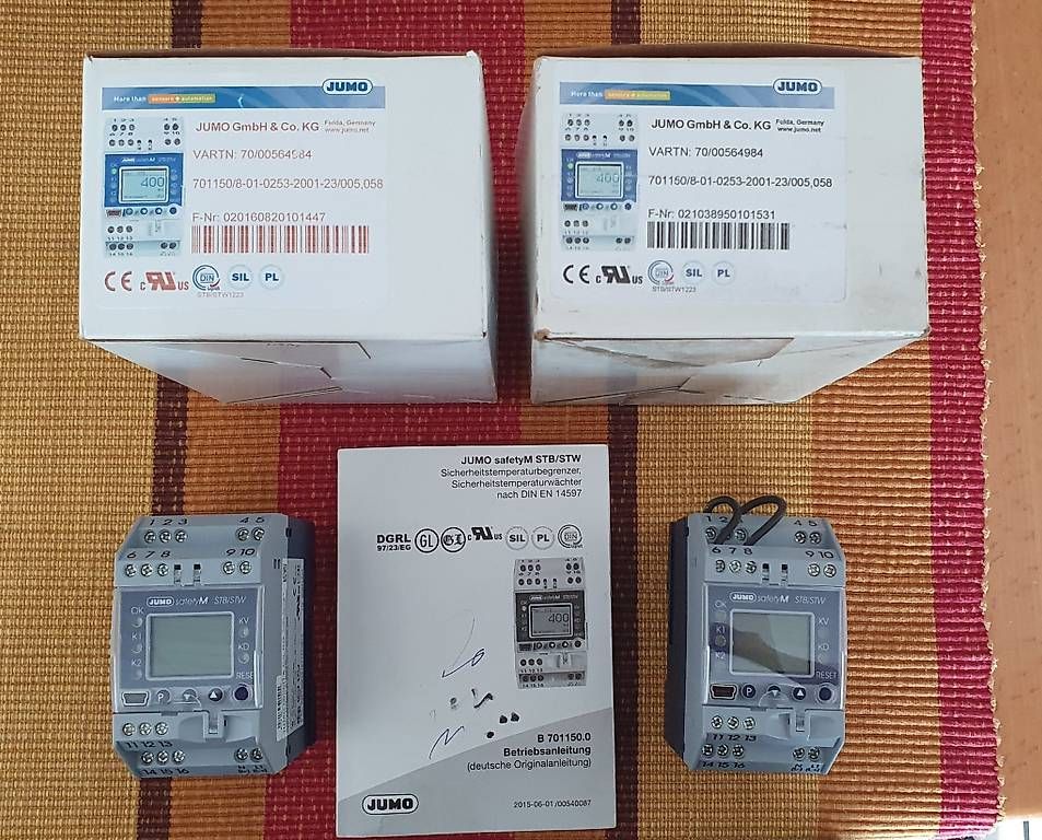Componenti elettronici: Sichereheitstemperaturbegrenzer JUMO – Usato da Hägendorf venduto da CLBPL4