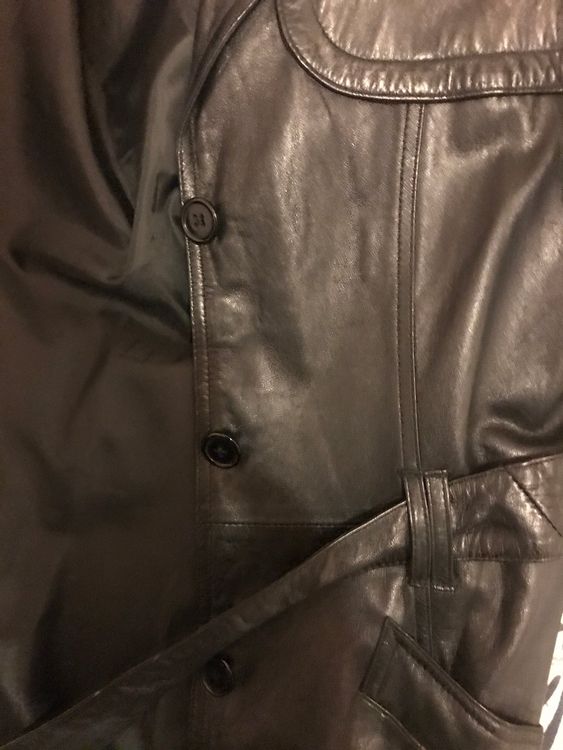 Leather coat size 36/38 7