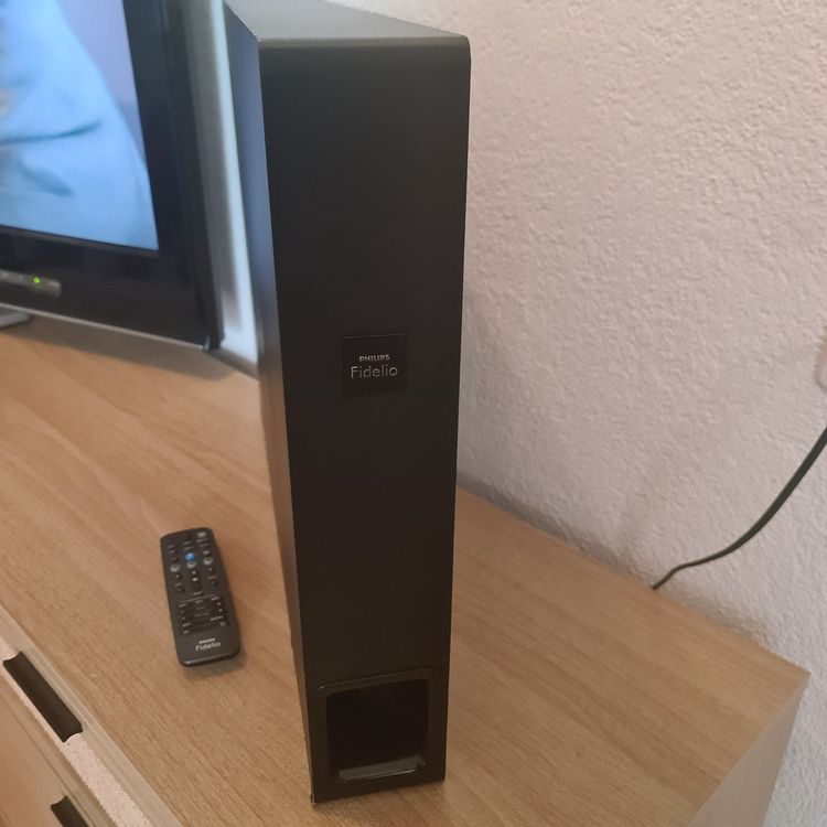 Philips Fidelio SWB1 Subwoofer zu Soundbar B1 +Fernbedienung (D