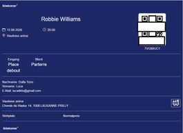 Robbie William, Lausanne, 12.09.2026