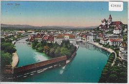Thun - Holzbrücke - Litho