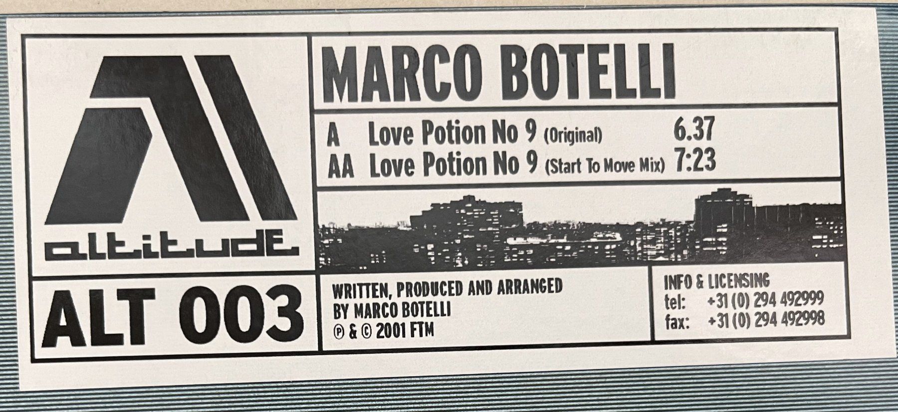 Dischi in vinile: Marco Botelli – Love Potion No 9 - Vinyl – Usato da Oftringen venduto da Vucki 2