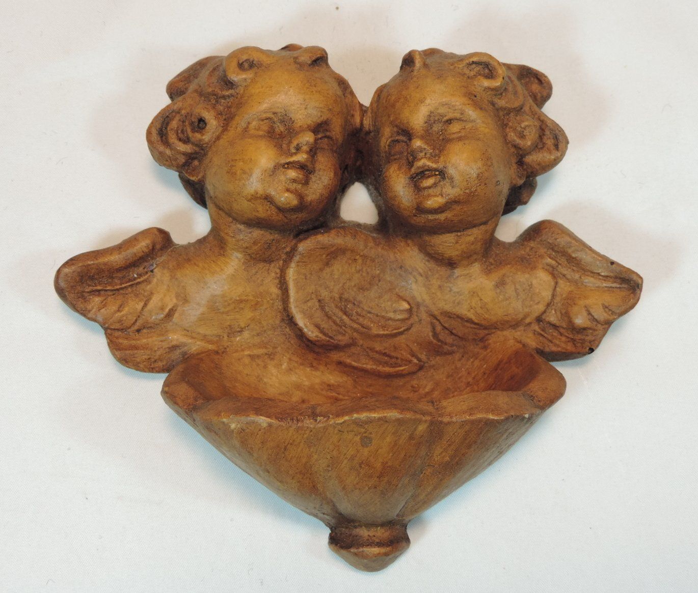 Sculture & Statue: Putte Wandrelief holzfarben – Usato da Duggingen venduto da doogbua