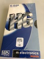 VHS Video Kassette E240 High Grade Neu & OVP Migros