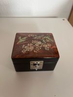 Hübsches Schmuckkästchen mit Vogelmuster, Vintage Style!