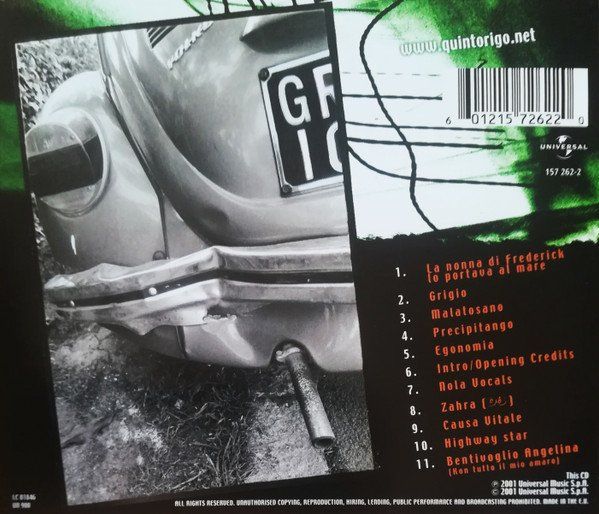 CDs: CD Quintorigo - Grigio (2001) – Gebraucht aus Möriken AG von mineralia 1