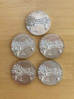 Silber Medaillen von 1978 Luzern  5 Stk. , 200 gramm Silber