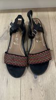 Summer Sandals - Tamaris - Size 38 - Used - Black/Red