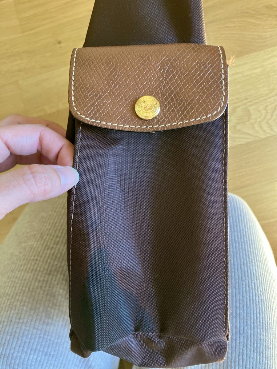Longchamp Borse da donna: Original Longchamp Umhängetasche 'Le Pliage Original' Schoko – Usato da Zürich venduto da Ra.ahel 2