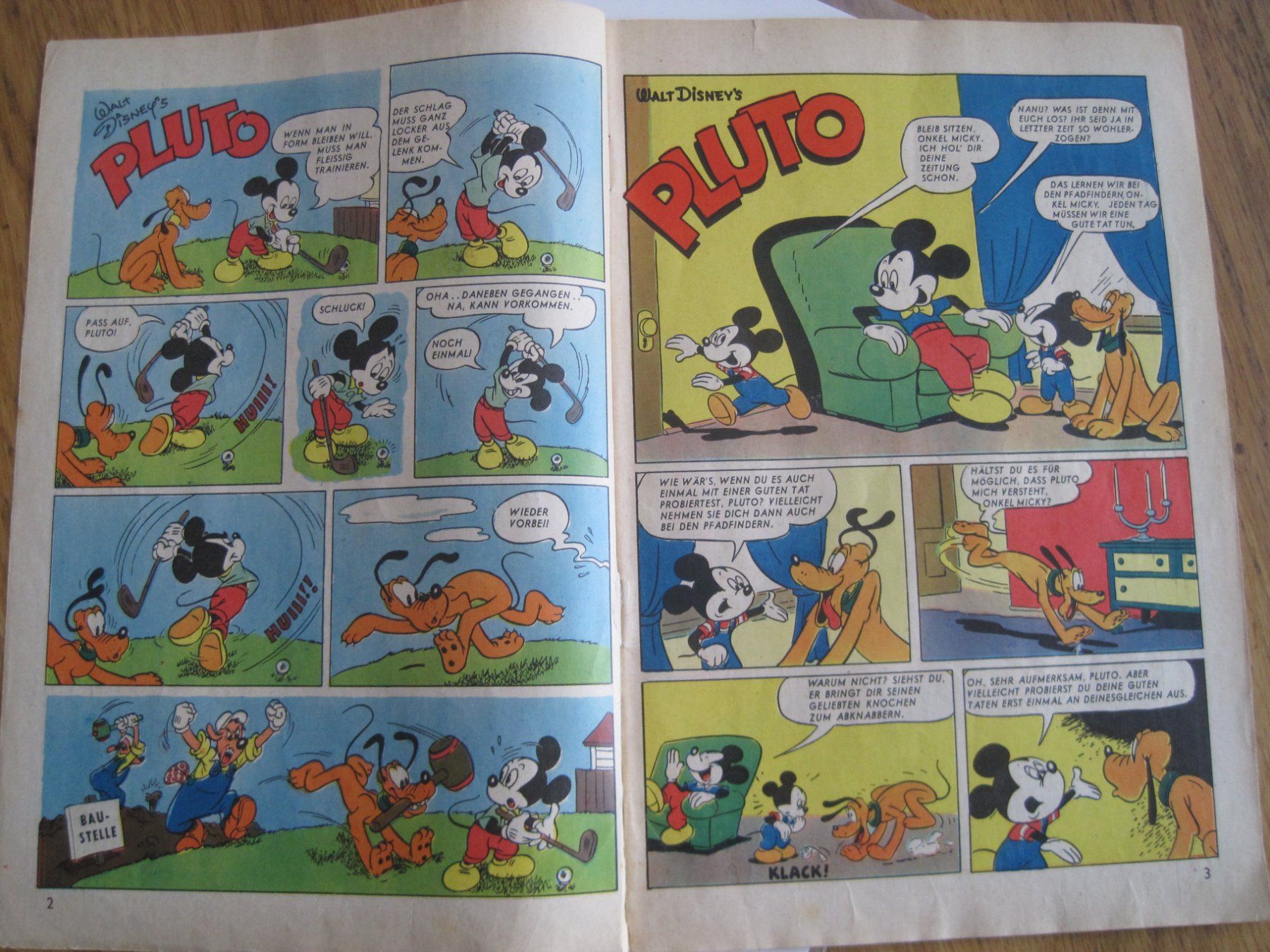 Fumetti: Walt Disney's Pluto Comic Sonderheft 25 vom April 1955 – Usato da Gossau SG venduto da Noryflory 1