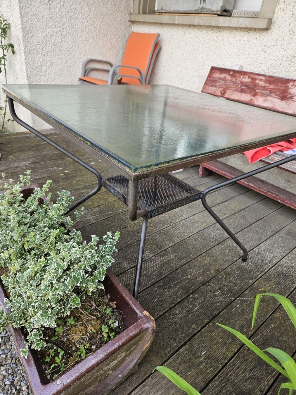 Tavoli: Glastisch für Garten oder Balkon – Usato da Erlinsbach SO venduto da ch_holliger 2