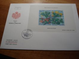 FDC-Grossbrief 1992, Monaco, Jardin Exotique