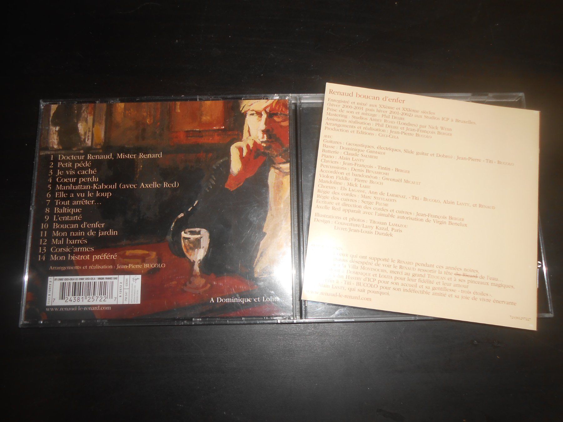 CD: Renaud – Boucan D'enfer / 2002 – Usato da Aarberg venduto da witchhunter01 1