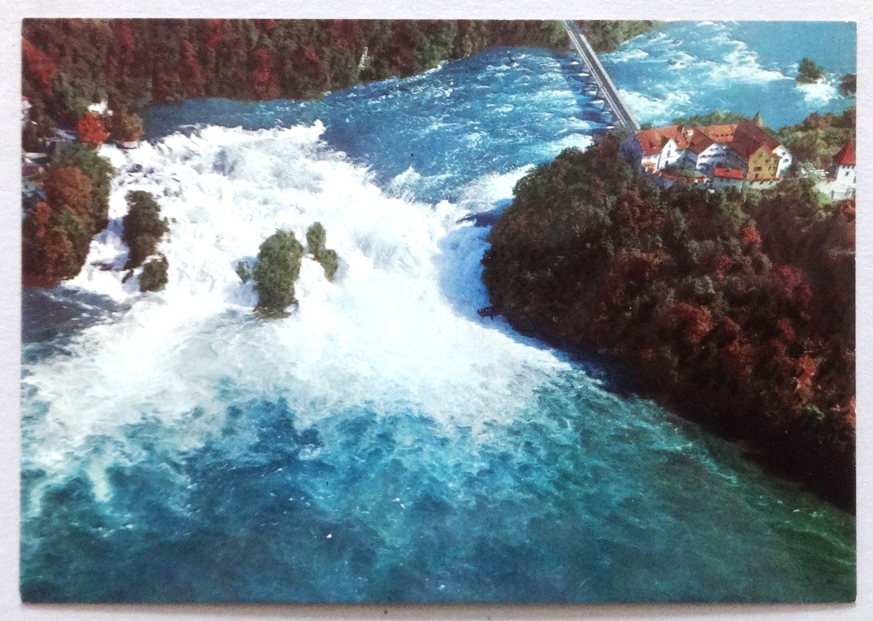 Ansichtskarten: Rheinfall bei Schaffhausen – Gebraucht aus Fétigny von Billy2miny