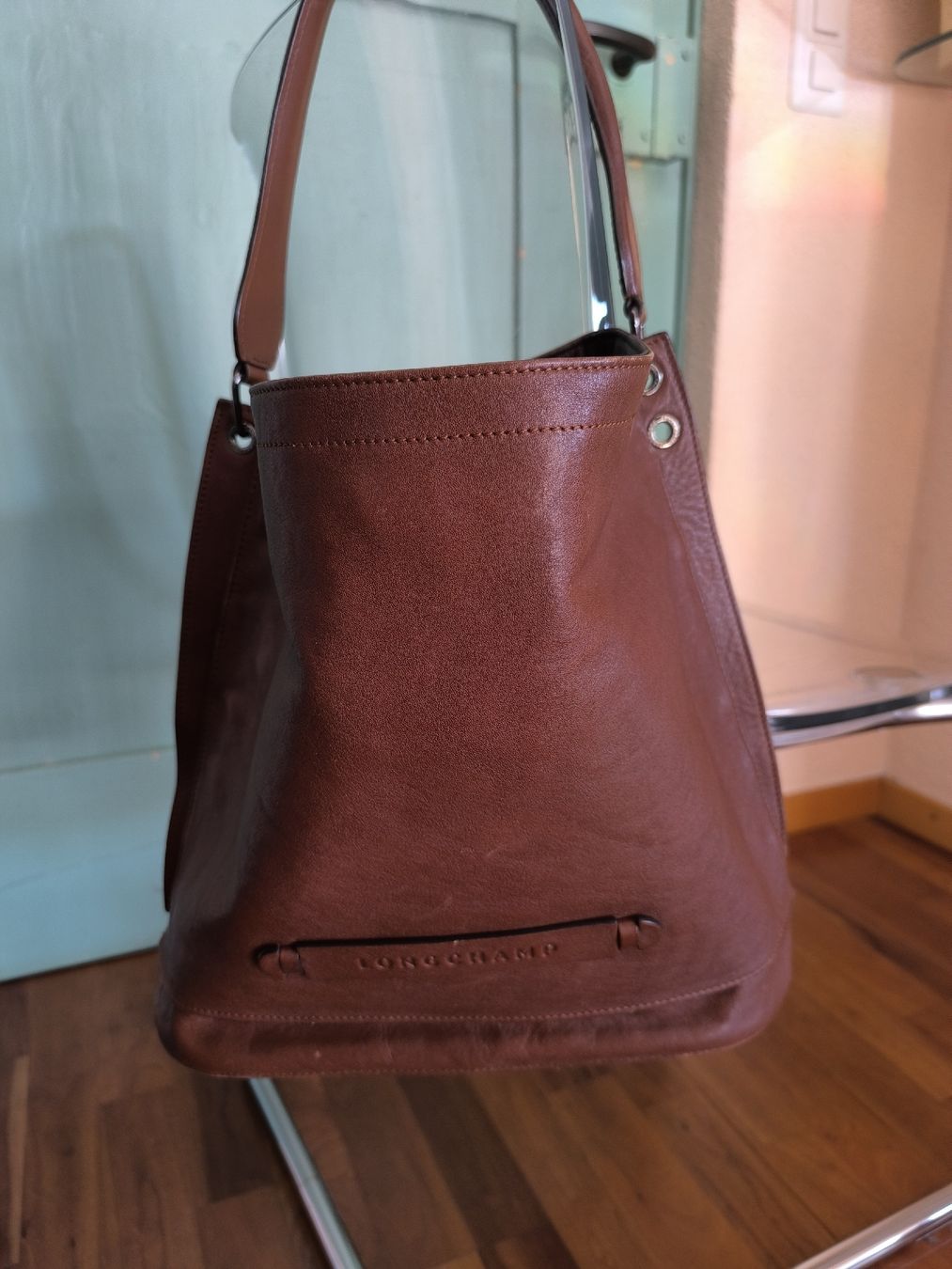 Longchamp Sacs femmes: Longchamp 3D Ledertasche braun – D'occasion à Schaffhausen par gab_v5qf