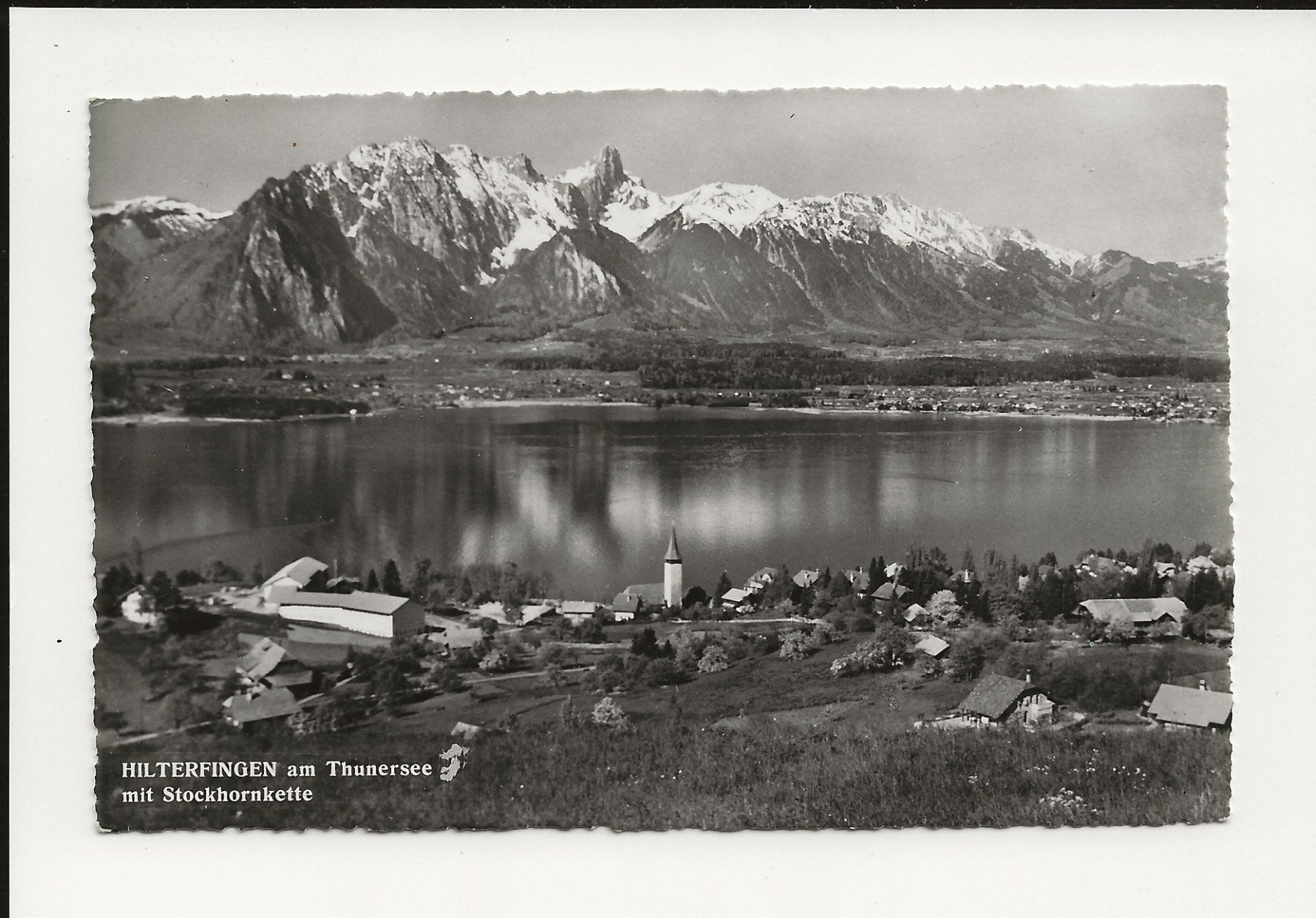 Cartoline postali: AK 1952 Hilterfingen am Thunersee – Usato da Greifensee venduto da 315WDO