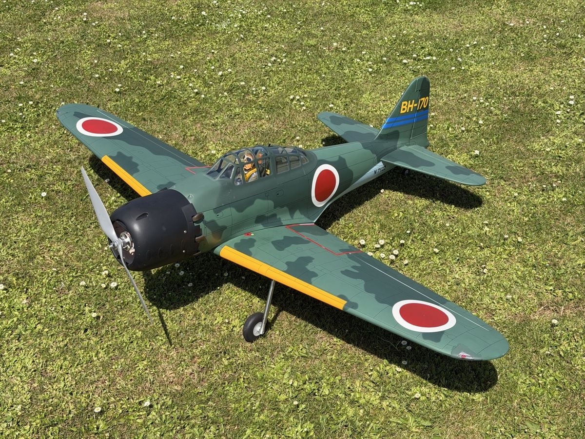 Modellismo RC: Black Horse A6M Zero BH171 – Usato da Biel-Benken BL venduto da theskipster 2